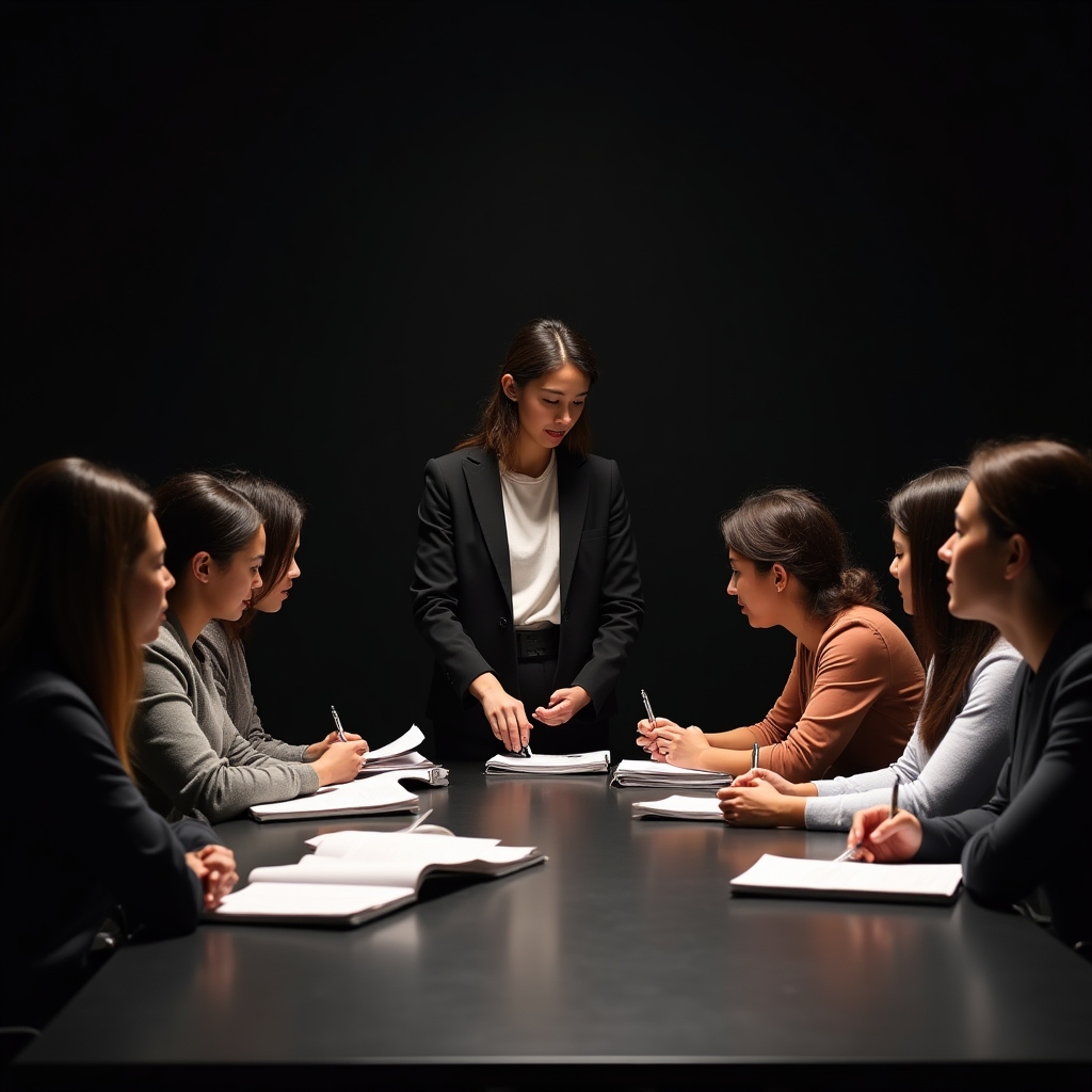 Sesiune de formare în grup pentru echipe de vânzări